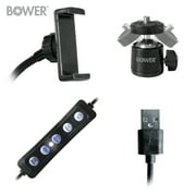 Bower 10 RGB Mobile Selfie Ring Light Studio Kit with Special Effects