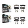 thumbnail image 1 of TEC Front Rear Ceramic Brake Pads Kit for Car 2003-2005 GMC Savana 2500 Chevrolet Express KTC-100394, 1 of 10