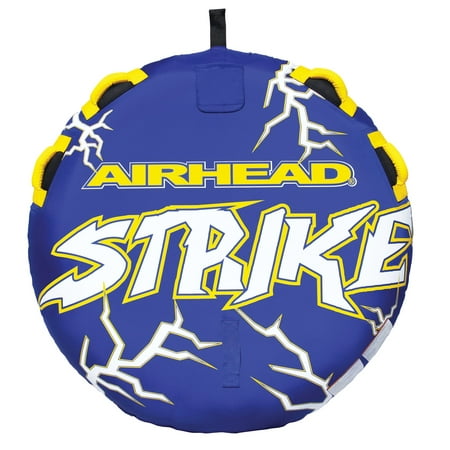 Airhead Strike 2 Single Rider Inflatable Towable Lake Water Deck Tube | AHST-23