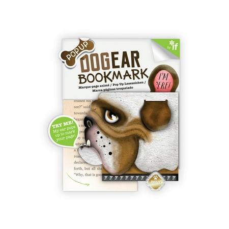 Dog Ear 'pop-Up' Bookmarks - Stanley (Bulldog) (Best Way To Make Your Ears Pop)