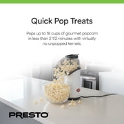 Presto 04821 Orville Redenbachers Hot Air Popper Popcorn Maker, 18 Cups, White