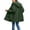 Army Green, variant on Kukoosong Women's Waterproof Rain Jacket Outdoor Windproof Zipper Pocket Parka Jacket Winter Warm Raincoat