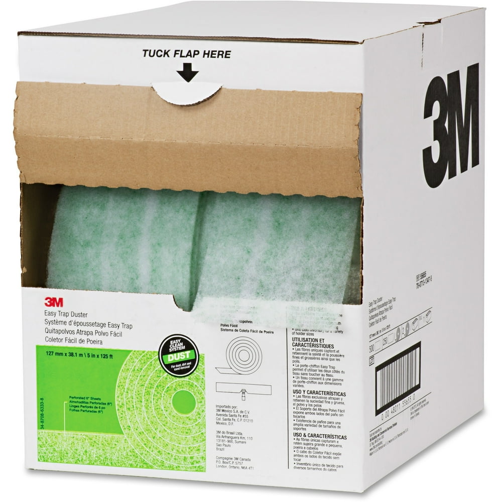 3M, MMM55655, Disposable Trap Duster, 2 / Carton, Green