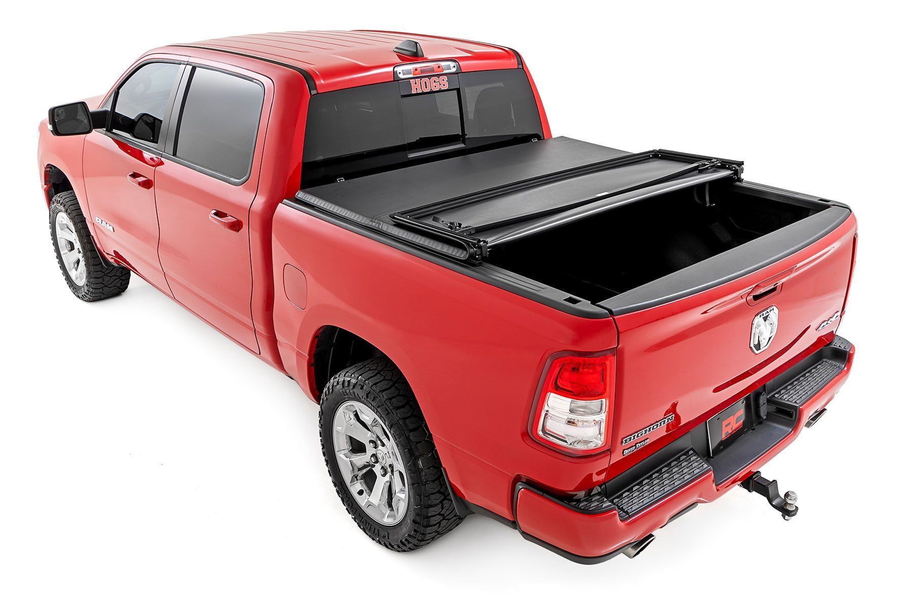 Rough Country Soft Tri-Fold Bed Cover for 19-26 Ram 1500 | 6'4 Bed - 41309650A