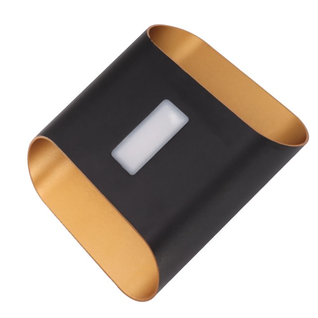 Aplique de pared LED lámpara arriba y abajo 3000K oro negro para el hogar ANGGREK Otros