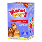 Yummi Bears Omega-3 + DHA Gummies, 90 Ct