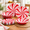 Peppermint, variant on 12 Piece Pinecones Dinnerware Set for 4, Outdoor Dishes with Red Edges, Christmas Tableware