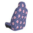 thumbnail image 2 of Wukai Cute Pig Full Set Car Seat Covers with Soft Padding Universal Auto Front Seats Protector and Cushion Mat, 2 of 5