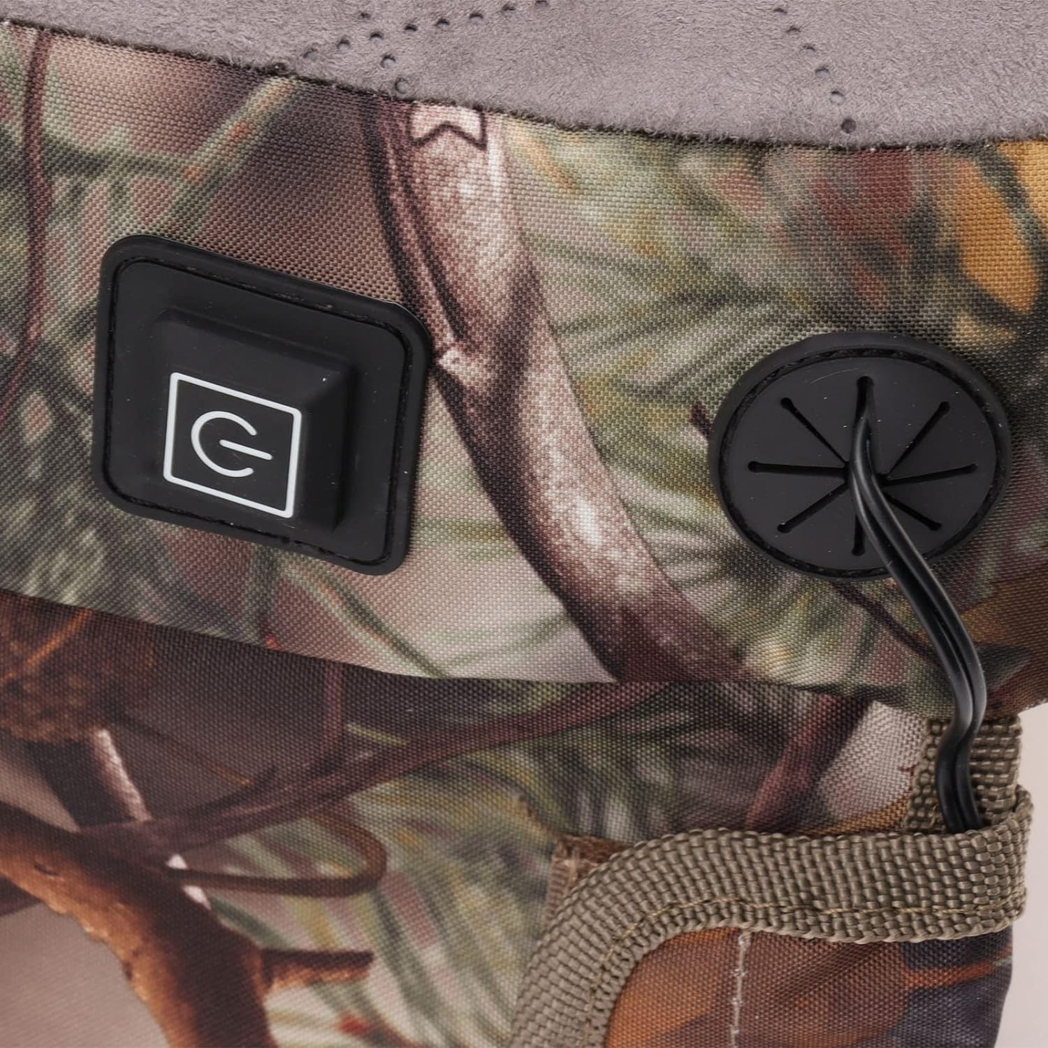 Heated Seat Cushion Pad, Portable Heated Seats with Camouflage Design, 3 Levels Adjustment Thick Padding, USB Powered Heated Chair Cushion for Hunting, Camping, Stadium, Outdoor Sports, Fishing