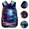 thumbnail image 3 of Lightweight Backpack Galaxy School Bag Travel Laptop Daypack for Men Women Casual Rucksack, 3 of 6