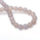 thumbnail image 3 of 10Strand Round Natural Grey Agate Bead Strands Grade A 8~9mm Hole: 1mm about 47pcs/strand 14.76~14.96 inch(37.5~38cm), 3 of 4