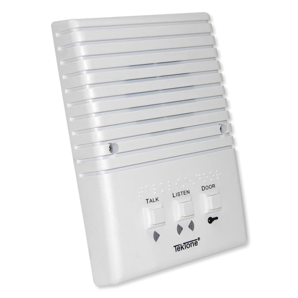 FLAT STATION inc TekTone Apartment Speaker Station, 4 Wire (IR104E) - Walmart.com