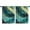 Teal and Gold-1, variant on Blackout Kids Curtains,Teal and Gold Marble Wavy Lines Pattern Childrens Insulated Curtains Set Of 2,Bedroom Essentials,Toddler Room Decor 42"x84"