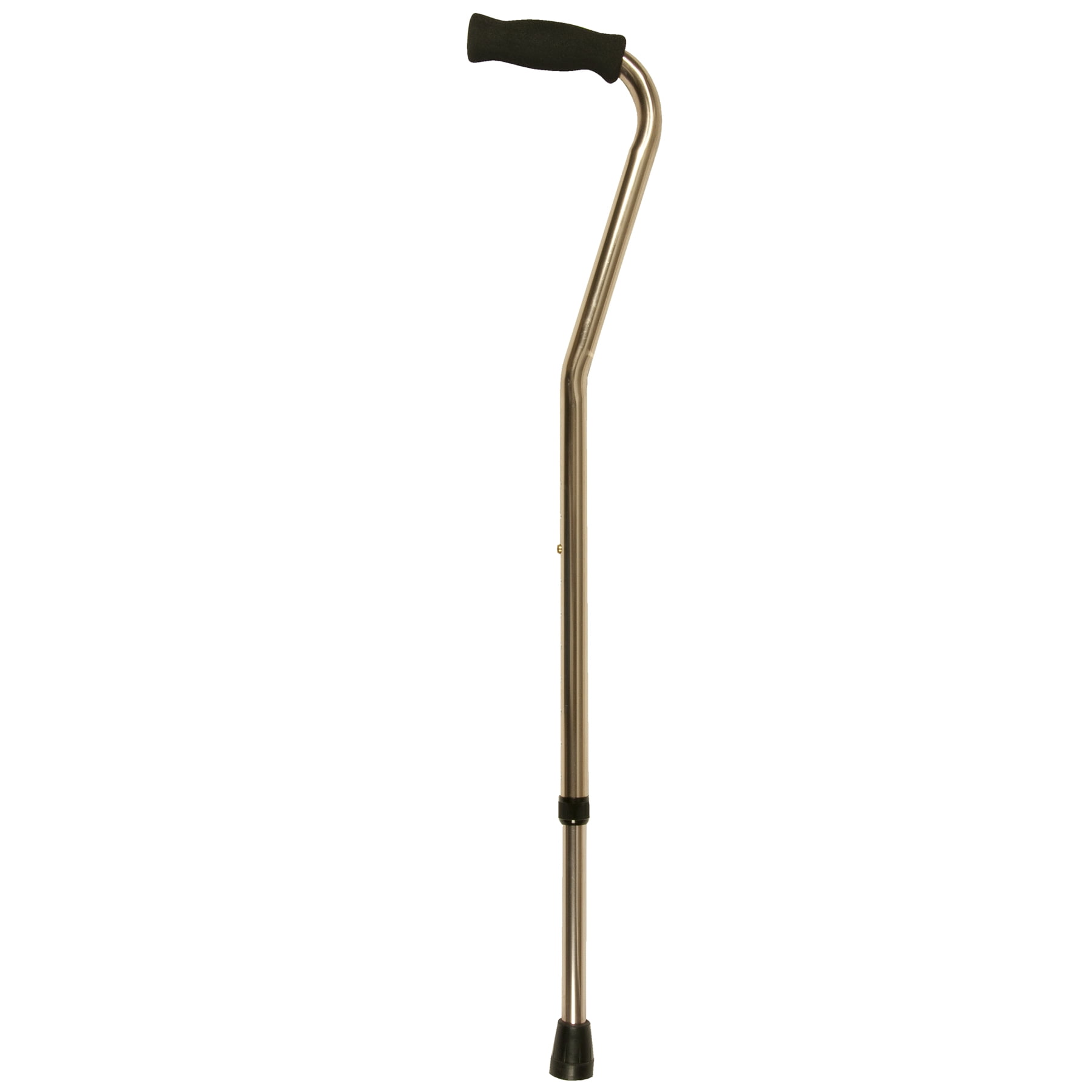 RMS Quad Cane - Adjustable Walking Cane with 4-Pronged Base for Extra  Stability - Foam Padded Offset Handle for Soft Grip - Works for Right or  Left