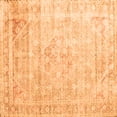 thumbnail image 1 of Ahgly Company Indoor Square Persian Orange Traditional Area Rugs, 4' Square, 1 of 1