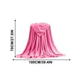 thumbnail image 3 of Dalang Fleece Blanket Plush Throw Fuzzy Lightweight Super Soft Microfiber Flannel Blankets for Couch, Bed, Sofa Warm and Cozy for All Seasons,70x100Cm(B), 3 of 5
