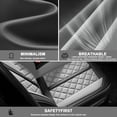 thumbnail image 4 of 2021 Car Seat Cover for Hyundai Kona , Black and Gray Car Seat Covers, PU Leather 5 Seats Full Set Waterproof & Wear-Resistant Beautify Car Interior, Airbag-Compatible, 4 of 9