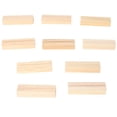 thumbnail image 1 of Paquete de 10 Titular de la imagen Tarjetas de madera Tarjetas de escritorio Tarjetas de visita Número de mesa Titulares de titulares de madera Decoraciones de madera natural Eigraketly HA012298-00, 1 of 7