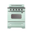 thumbnail image 1 of Unique Rétro Cuisinière Électrique Classique 30 Pouces 3,9 Pi3 Autoportante à 5 Éléments avec Four à Convection, 1 of 11