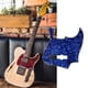 thumbnail image 5 of Eigraketly Golpeador de guitarra azul, 10 agujeros, 1 capa, protección contra rasguños con estampado de flores, protección para JB Bass, decoración de Accesorios para instrumentos musicales Eigraketly  OD028195-00, 5 of 6