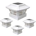 thumbnail image 5 of Solar Post Cap Lights Outdoor Solar Powered LED Fence Lights for Wooden Posts, 5 of 5