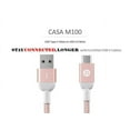 thumbnail image 4 of 2 PK Adam Elements USB Certified Type C Cable, USB C to USB A Charger 3.3 Ft,( 2 Pack)  Rose Gold Color, 4 of 7