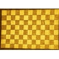 thumbnail image 1 of Ahgly Company Indoor Rectangle Checkered Yellow Modern Area Rugs, 3' x 5', 1 of 4