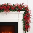 thumbnail image 6 of Christmas Deco Mesh Ribbon Roll with Metallic Foil Glitter, Wired for Wreaths, Garlands, Bows and Holiday Home Decorations, 6 of 6