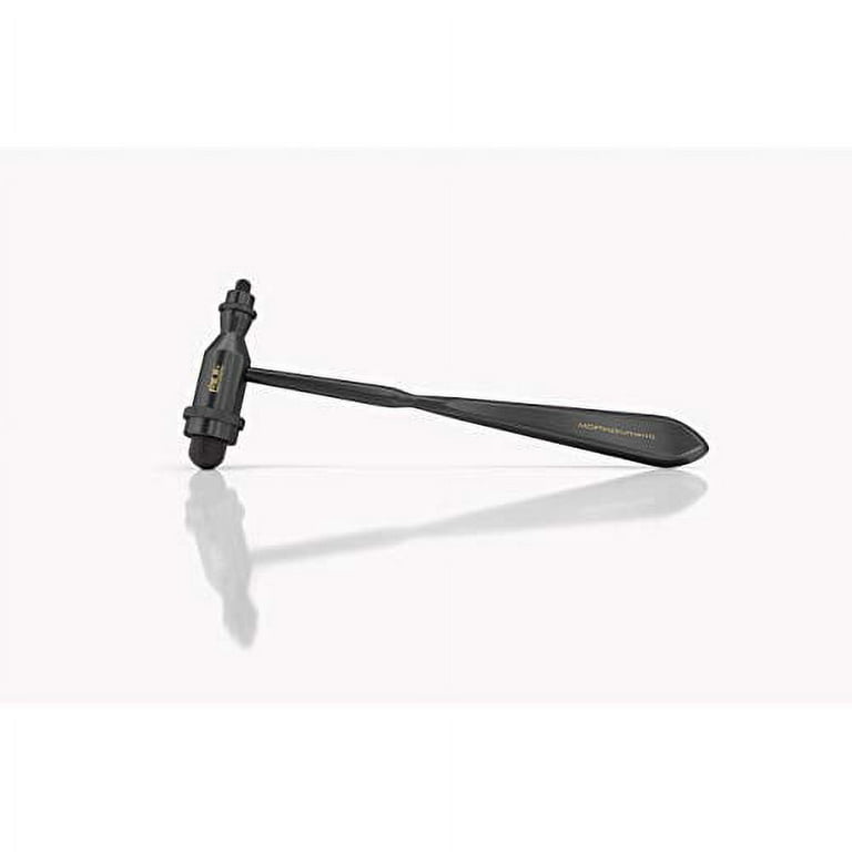 Produktbild von DOCmedical Trömner Reflexhammer Black Edition – Komplett Schwarz, 24 Cm, 170g, Für Neurologische Reflexprüfungen