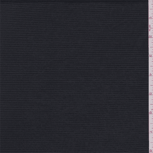 Black Pleather Ottoman, Fabric By the Yard