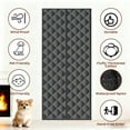 thumbnail image 2 of HioHa Insulated Thermal Door Curtain 32x80 Inch, Magnetic Draft Blocker for Sliding Glass & Patio Doors, Black, 2 of 9