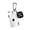 Black, variant on O Versatile Keychain with Poker and Game Pendant for Fashionable Carry Items