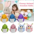 thumbnail image 4 of Mini Funny Animal Crochet - Funny Animal Gift - Tiny Farm Crochet Animals, 4 of 9