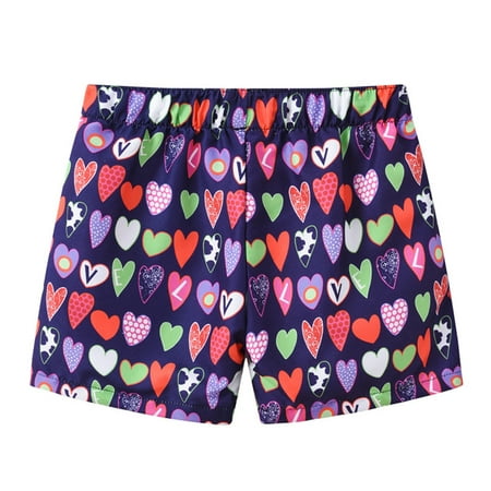 

Cathalem Cute Dance Shorts for Girls Toddler Boys Girls Cartoon Floral Printed Sport Shorts Kids Girls Bloomers for under Dresses Shorts Navy 7 Year