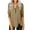 Coffee, variant on Womens Casual Long Sleeve Round Neck Button Side Blouses Tops