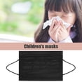 thumbnail image 3 of kurtrusly Kids Disposable Face Mask Non-woven Fabric Hygiene Dust Masks with Elastic Ear Loops 50pcs, 3 of 8