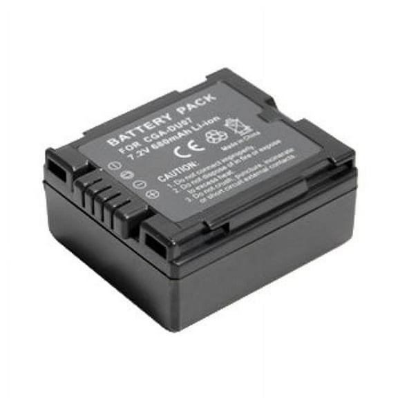 Battpit: Camcorder Battery Replacement for Panasonic NV-GS65 (700 mAh) CGA-DU07 7.2 Volt Li-ion Camcorder Battery