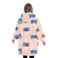 thumbnail image 2 of goowrom Pyjama pour Enfants Couverture Réversible avec Animaux et Capuche, 2 of 9