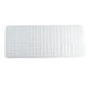 40 * 100cm PVC Grande Baignoire Antidérapante Salle de Bain Tapis de Bain avec Ventouses Blanc sur le Dégagement – image 5 sur 5