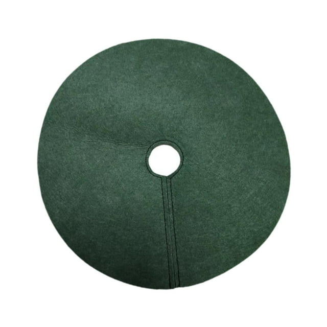 Almencla Tree Mulch Rings Breathable Round Cloth Cover Degradable Weed Barrier Fabric S