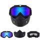 thumbnail image 2 of Gafas de motociclismo con máscara facial extraíble WD.WDQZL Hogar, 2 of 5
