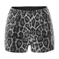 thumbnail image 4 of Fshinging Running Shorts for Women Summer 2025 Leopard Sequin Mini Drop Waist Skinny Club Rave Bottoms Elastic Waist Shorts, 4 of 4