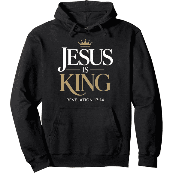 Jesus Is King Pullover Hoodie Sweatshirts Gifts Hoodie Women Men Clothing