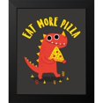 thumbnail image 2 of Buxton, Michael 15x18 Black Modern Framed Museum Art Print Titled - Eat More Pizza, 2 of 5