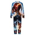 thumbnail image 4 of The Flash Kids Hooded Jumpsuit Union Suit Onesie One Piece Blanket for Boys Girls, 4 of 7