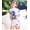 White, variant on Women's Korean-style briefs, two-piece, quick-dry, printed, stretch
