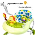 thumbnail image 2 of Andadera para Bebé con luz sonido llantas de gel diseño León - Verde, 2 of 7