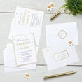 thumbnail image 6 of Avery Invitations with Metallic Gold Borders, 5" x 7", 30 (3325), 6 of 12