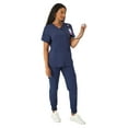 thumbnail image 5 of Hanes Womens Scrubs V-Neck Scrub Top, Comfort Fit, 2 Pockets, Sizes XS-3XL, 5 of 9