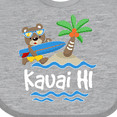 thumbnail image 4 of Inktastic Kauai Hawaii Surfing Boys or Girls Baby Bib, 4 of 4